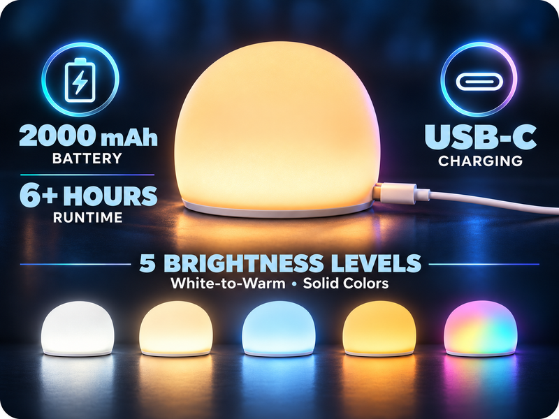 Cozy nightstand glow